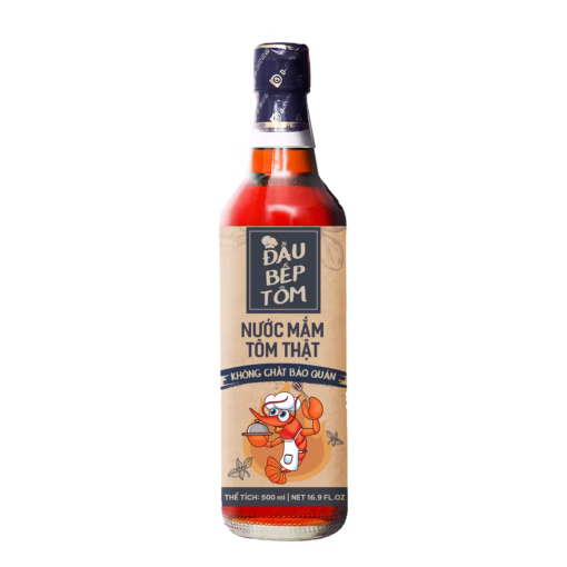 Đầu Bếp Tôm - Nước mắm tôm thật - Không chất bảo quản