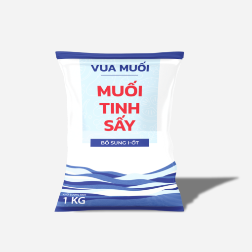 Muối tinh sấy Vua Muối 1KG