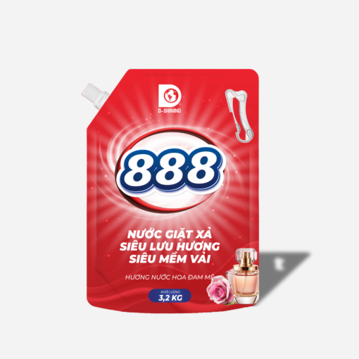 Nước Giặt Xả 888 Hương Nước Hoa Đam Mê Túi