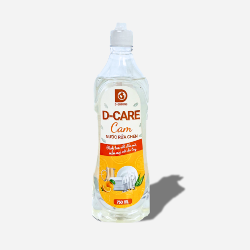 Nước rửa chén D-Care Hương Cam 750ml