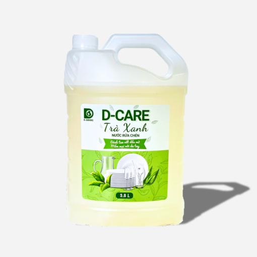 Nước rửa chén D-Care Hương Trà Xanh 3L8