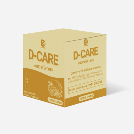 Nước rửa chén D-Care Hương Chanh 750ml - Hình ảnh 2