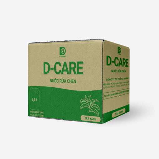 Nước rửa chén D-Care Hương Trà Xanh 3L8 - Hình ảnh 2