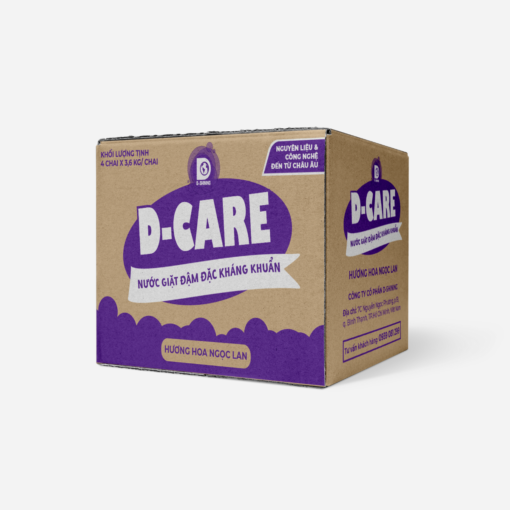 Nước giặt đậm đặc cao cấp D-Care Hương Ngọc Lan - Hình ảnh 2