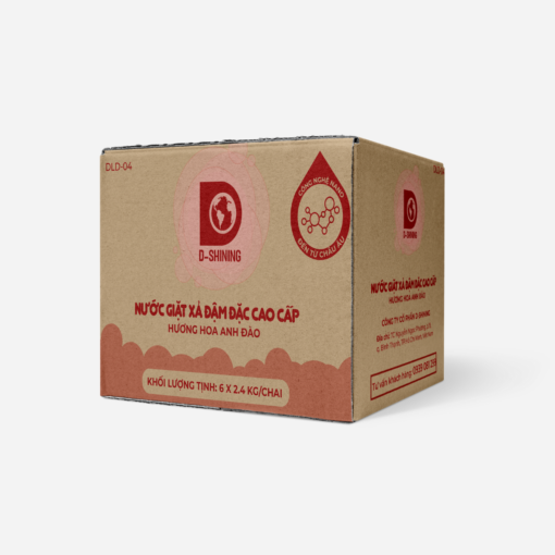 Nước giặt đậm đặc cao cấp D-SHINING Hương Hoa Anh Đào - Hình ảnh 2