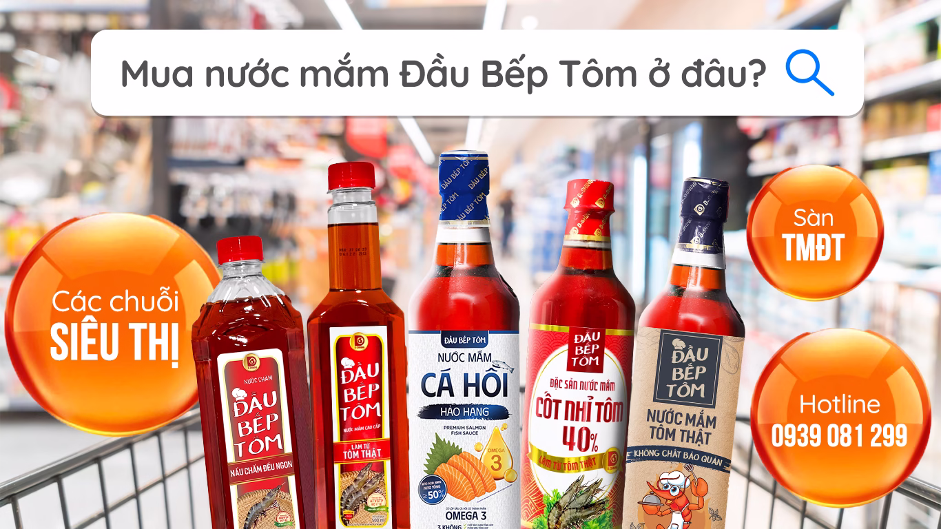 mua nước mắm Đầu Bếp Tôm ở đâu